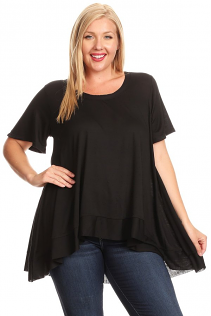 DESERE TUNIC IN BLACK (6 Pack)